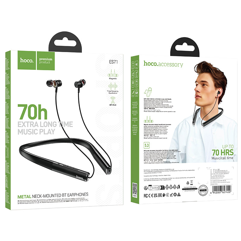 HD_SYNC:ES71 Platinum neck-mounted BT headset