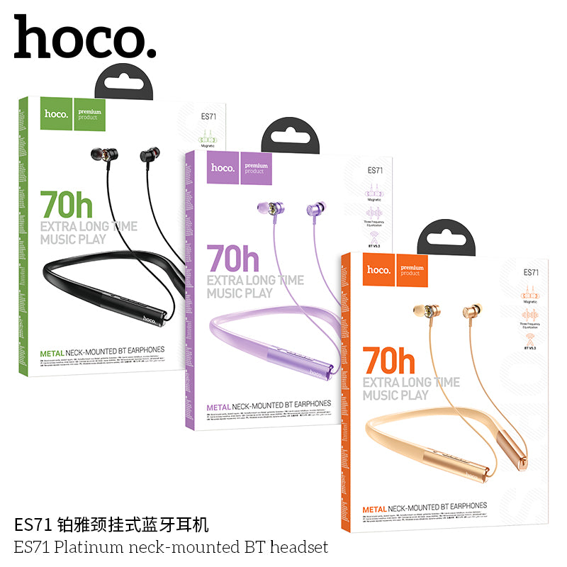 HD_SYNC:ES71 Platinum neck-mounted BT headset