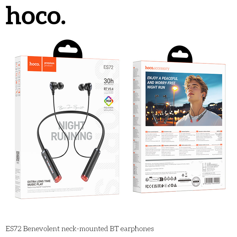 HD_SYNC:ES72 Benevolent neck-mounted BT earphones