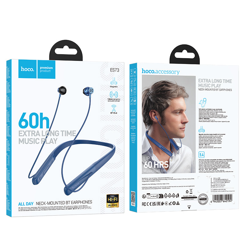 HD_SYNC:ES73 Dynastic neck-mounted BT earphones