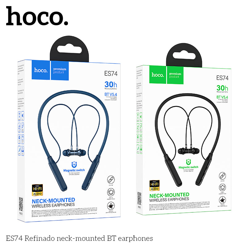 HD_SYNC:ES74 Refinado neck-mounted BT earphones