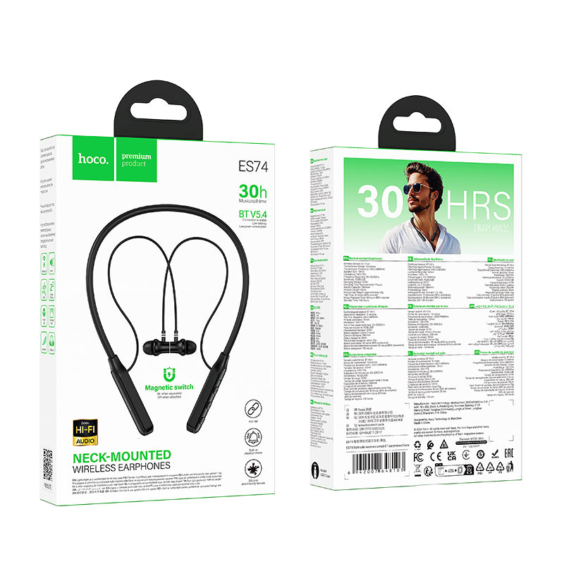 HD_SYNC:ES74 Refinado neck-mounted BT earphones