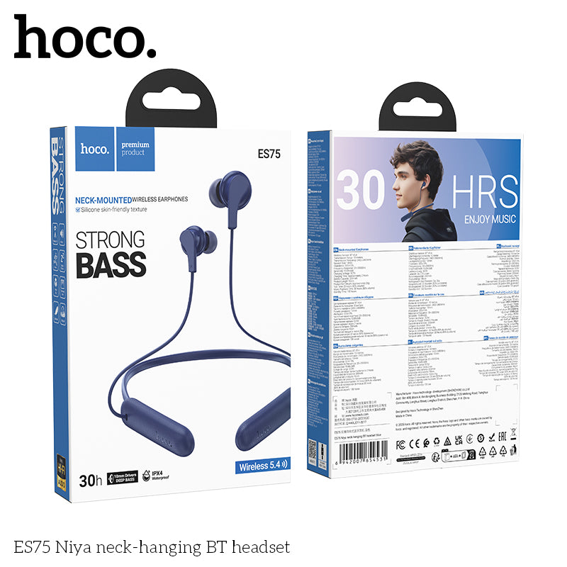 HD_SYNC:ES75 Niya neck-hanging BT headset