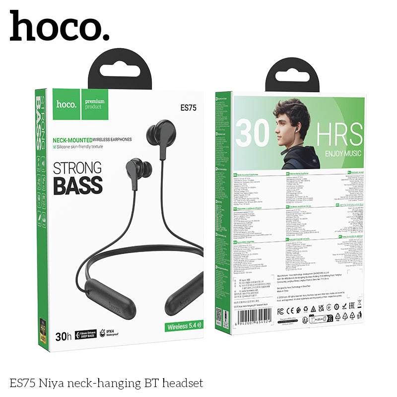 HD_SYNC:ES75 Niya neck-hanging BT headset
