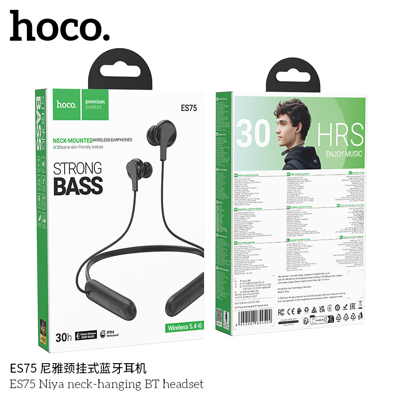 HD_SYNC:ES75 Niya neck-hanging BT headset