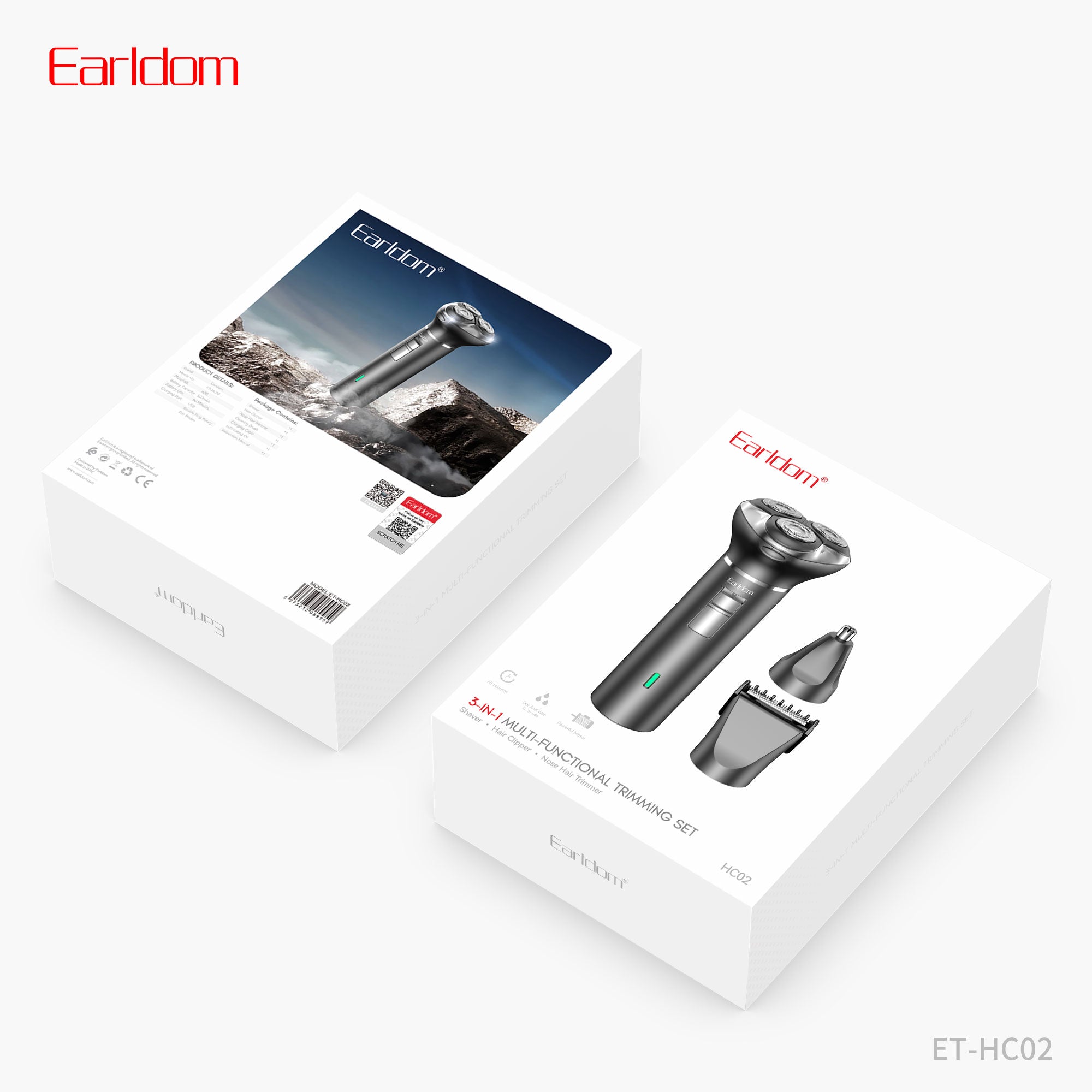HD_SYNC:ET-HC02 Shaver+Hair clippers