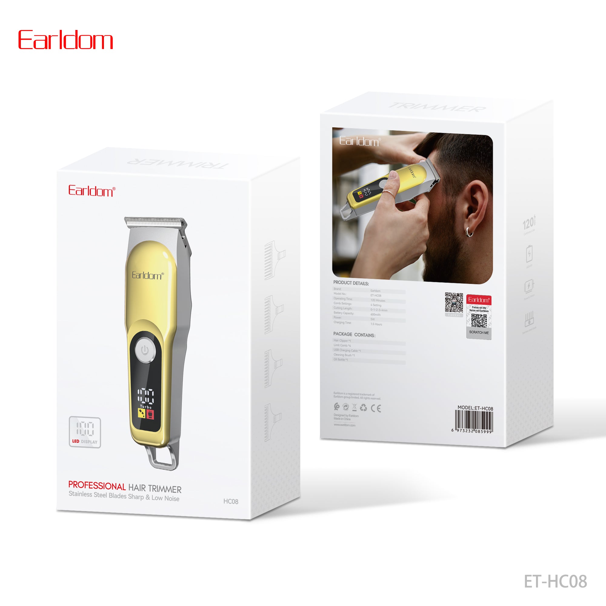 HD_SYNC:ET-HC08 Hair clippers