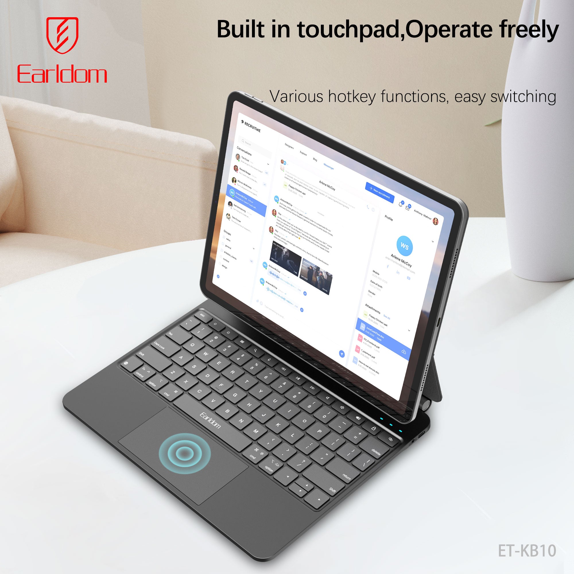 HD_SYNC:ET-KB10 IPAD2018-2022 12.9 inches