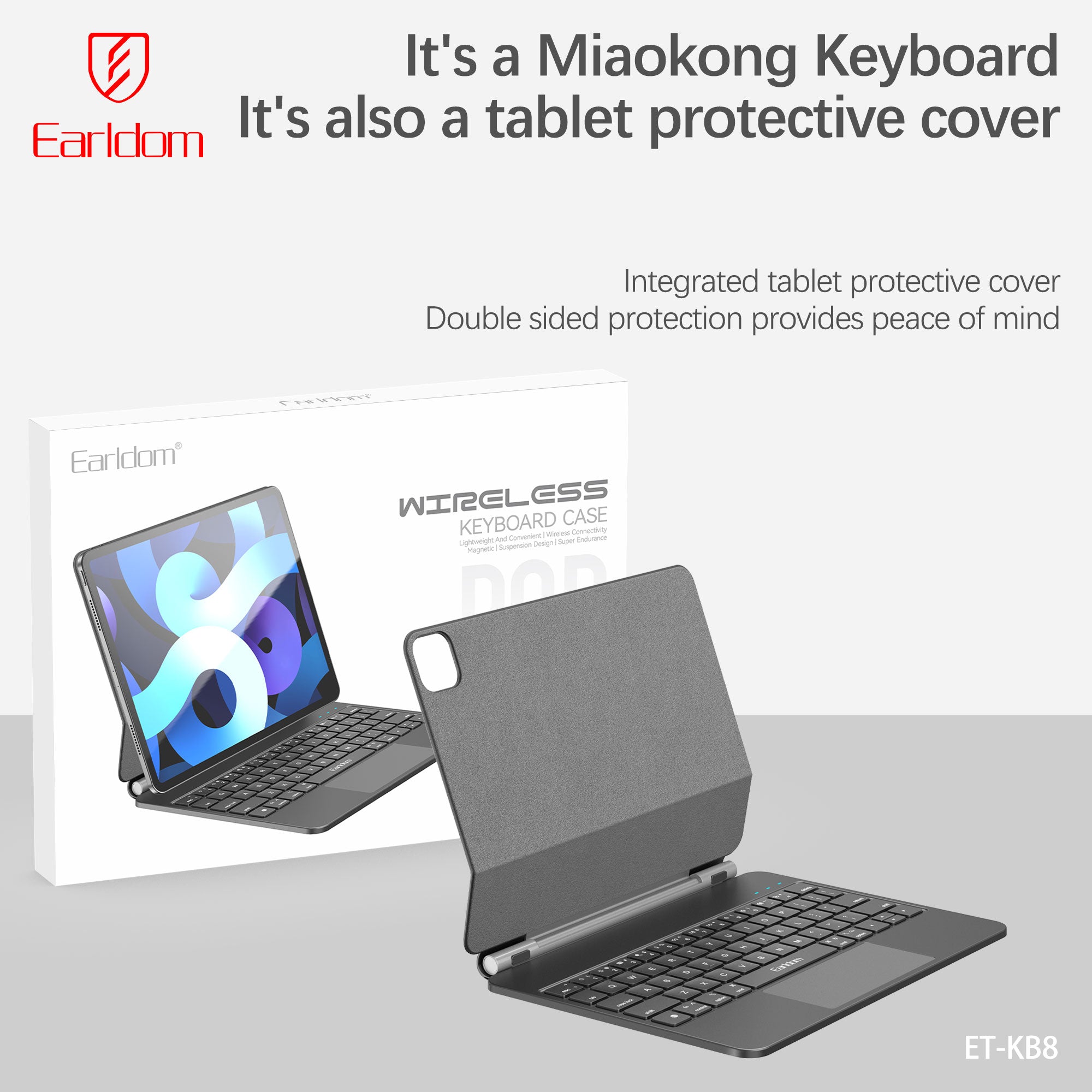 HD_SYNC:ET-KB8 iPad4/5/6 10.9 inches / Pro 11 inches