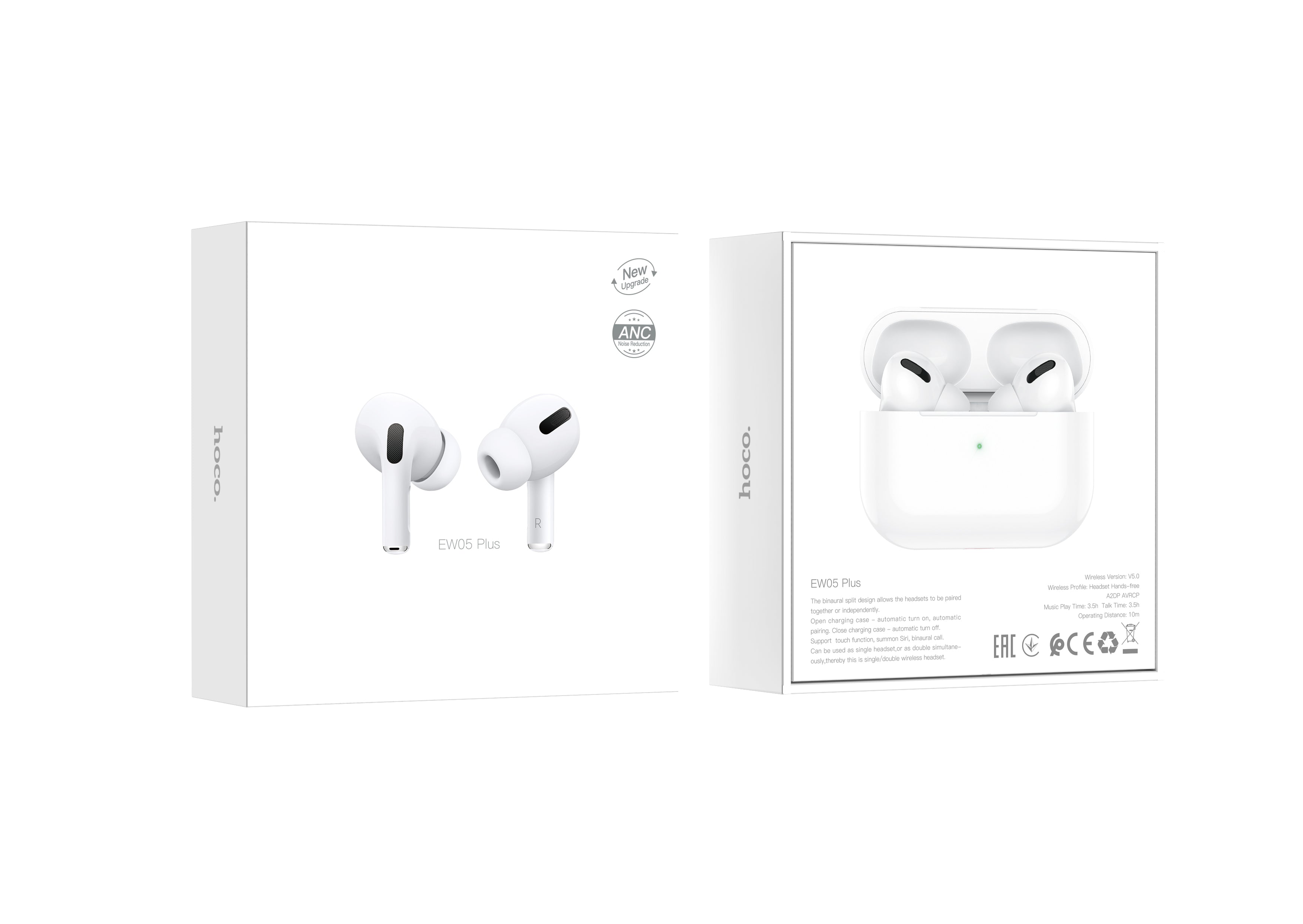 HD_SYNC:EW05 Plus Active noise cancelling true wireless BT headset
