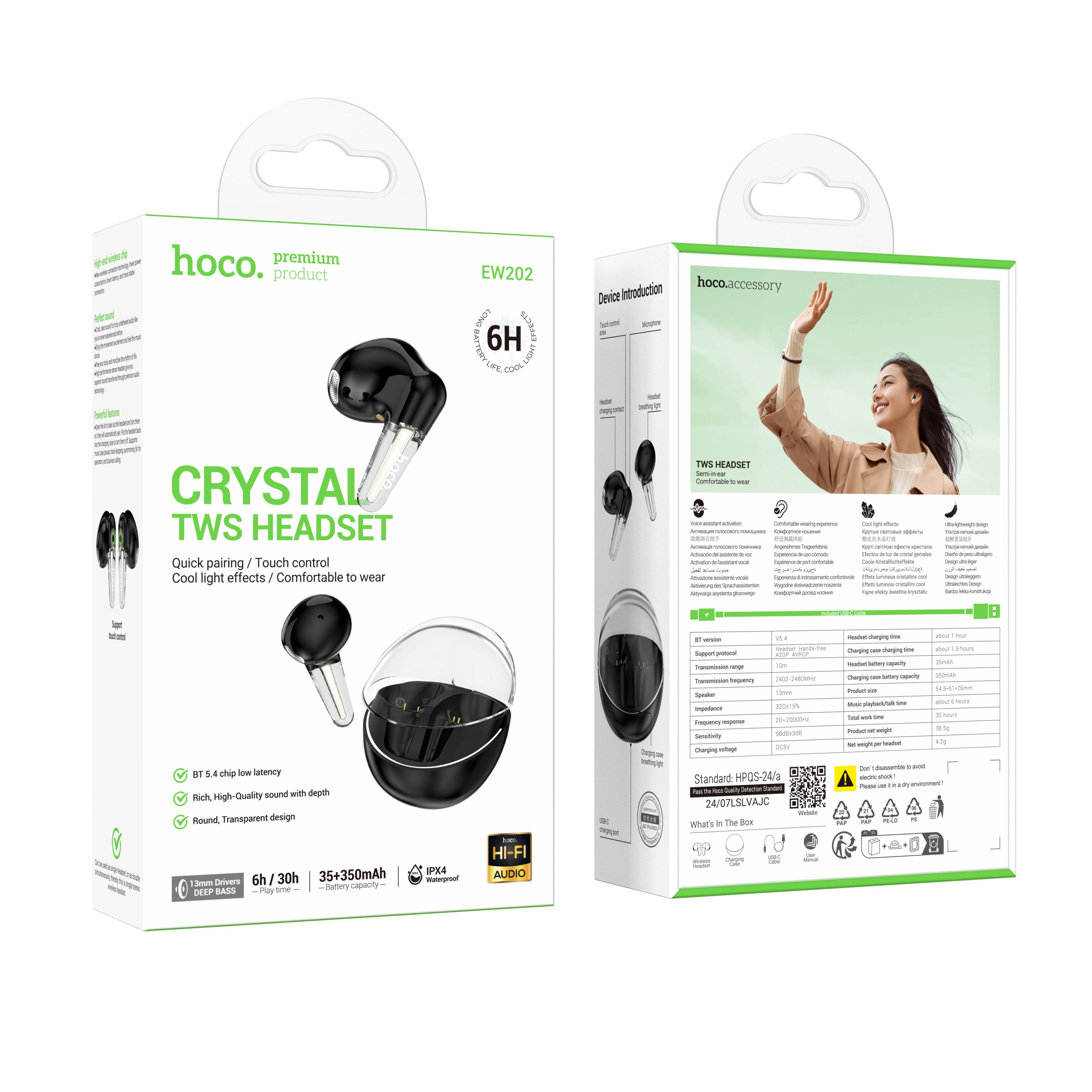 HD_SYNC:EW202 Magic true wireless BT headset