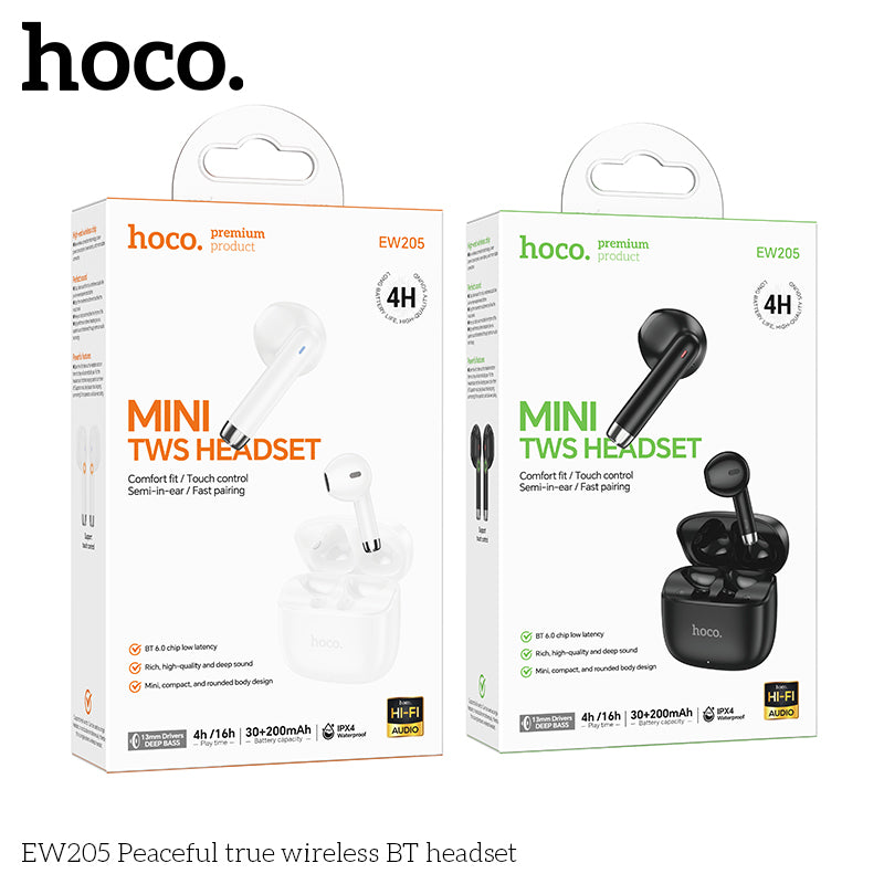 HD_SYNC:EW205 Peaceful true wireless BT headset