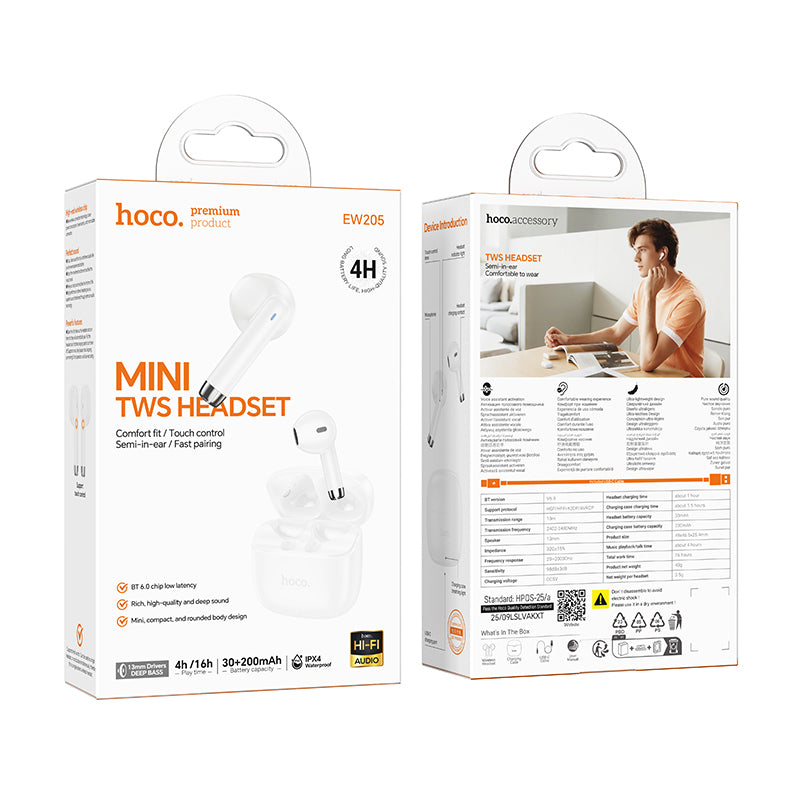 HD_SYNC:EW205 Peaceful true wireless BT headset