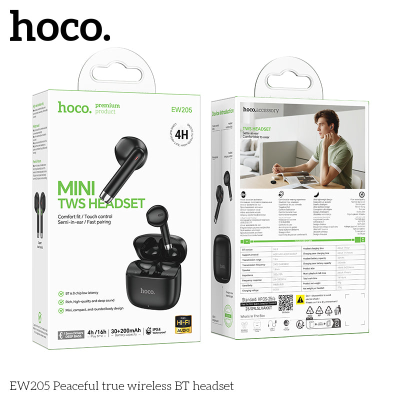 HD_SYNC:EW205 Peaceful true wireless BT headset