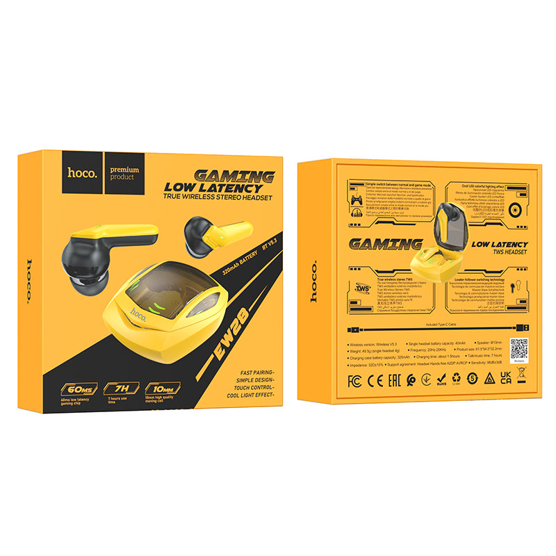 HD_SYNC:EW28 Magic true wireless BT gaming headset