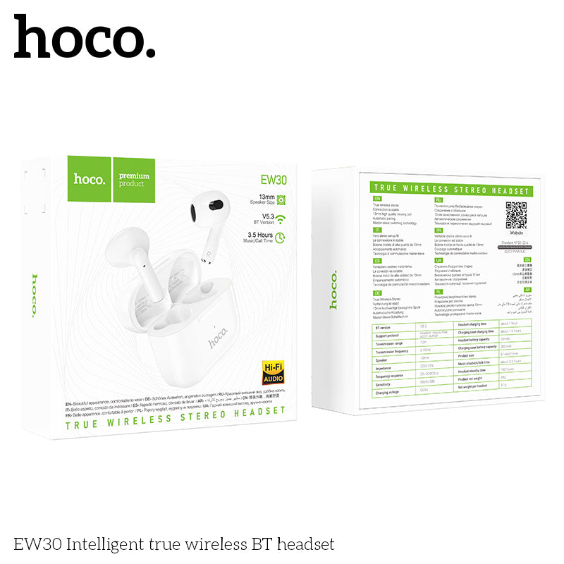 HD_SYNC:EW30 Intelligent true wireless BT headset