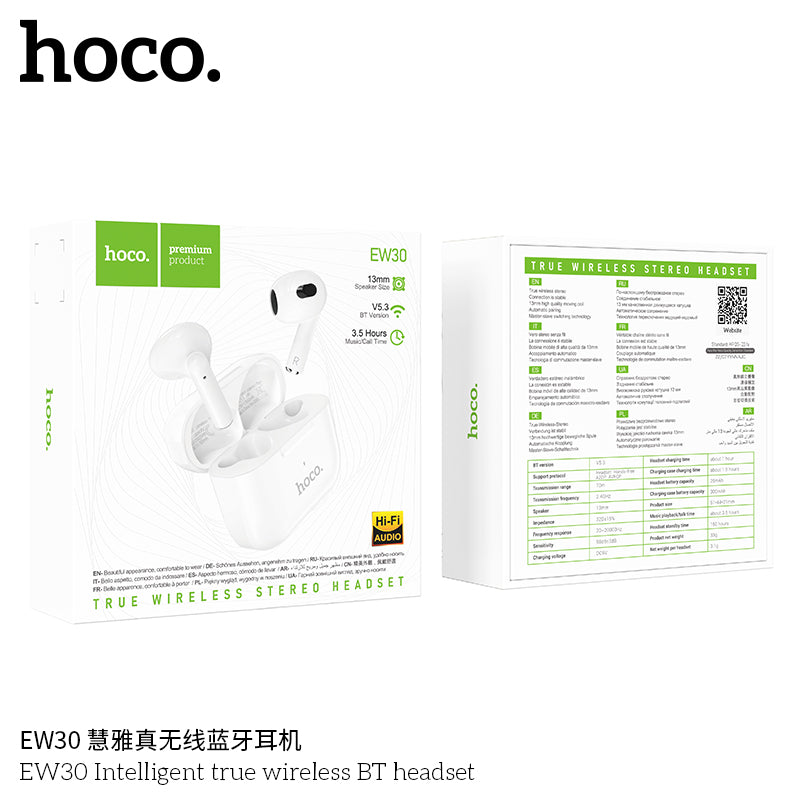HD_SYNC:EW30 Intelligent true wireless BT headset