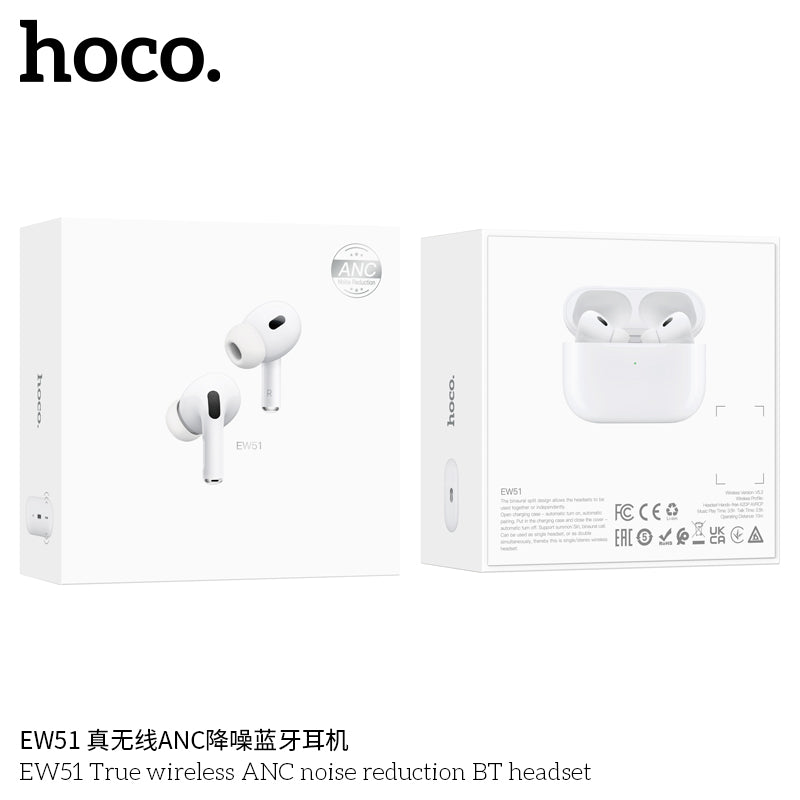 HD_SYNC:EW51 True wireless ANC noise reduction BT headset
