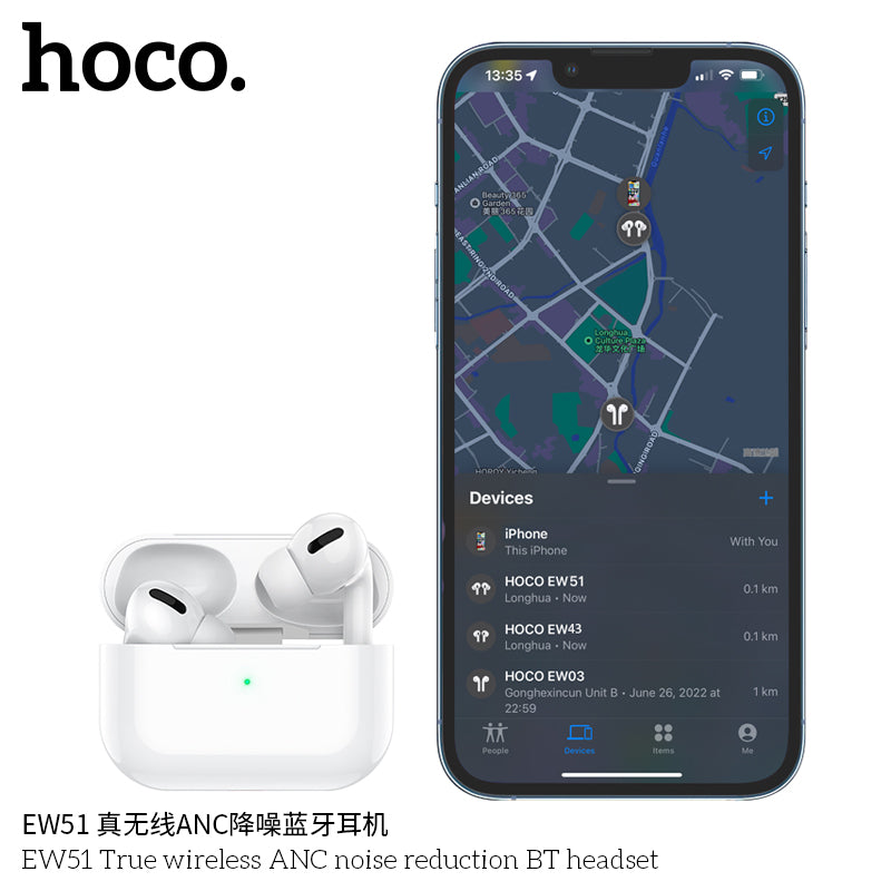 HD_SYNC:EW51 True wireless ANC noise reduction BT headset