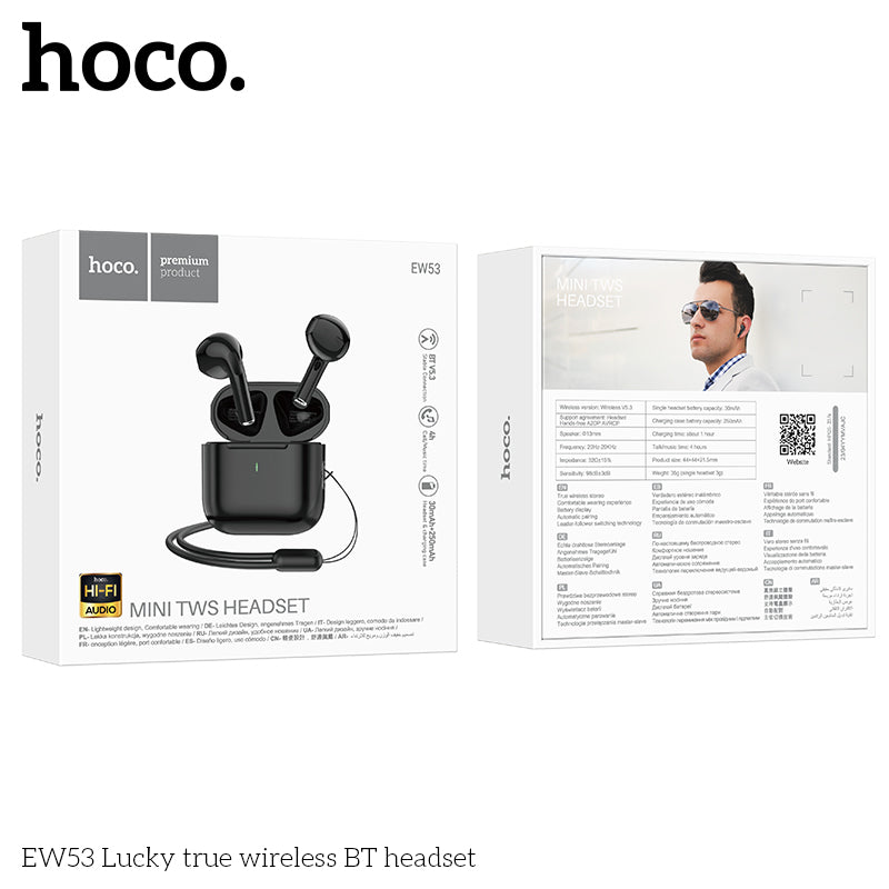 HD_SYNC:EW53 Lucky true wireless BT headset