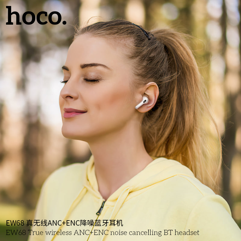 HD_SYNC:EW68 True wireless ANC+ENC noise cancelling BT headset