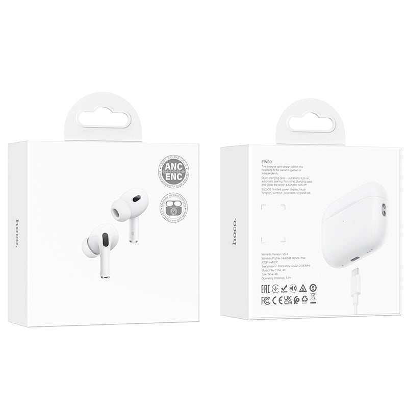 HD_SYNC:EW69 True wireless ANC+ENC noise cancelling BT headset