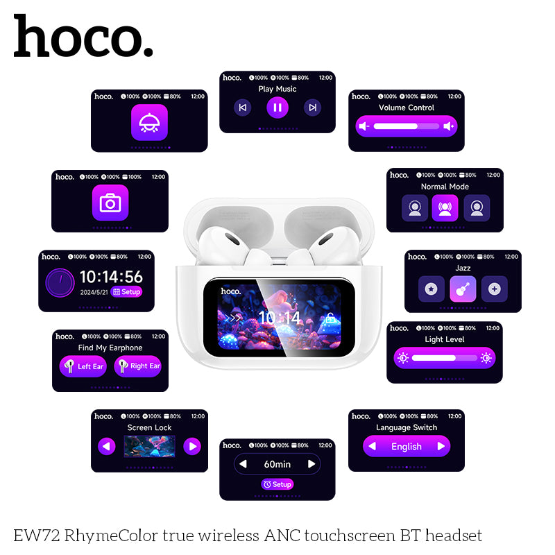 HD_SYNC:EW72 Lite Soar true wireless touch screen BT headset
