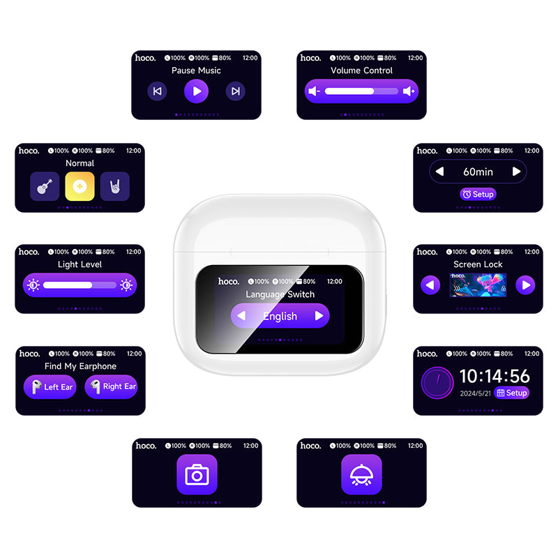 HD_SYNC:EW81 Elegant true wireless touch screen BT headset