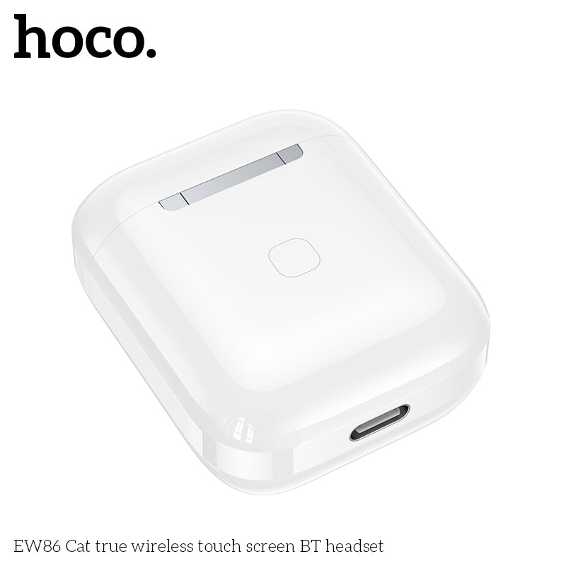 HD_SYNC:EW86 Cat true wireless touch screen BT headset