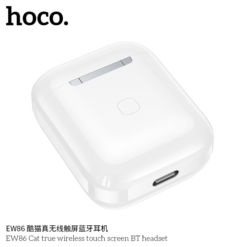 HD_SYNC:EW86 Cat true wireless touch screen BT headset