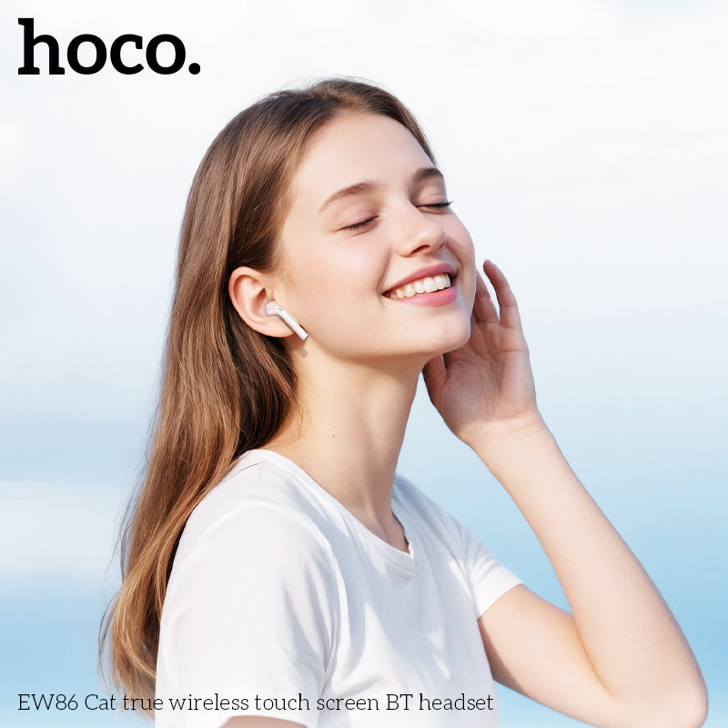HD_SYNC:EW86 Cat true wireless touch screen BT headset
