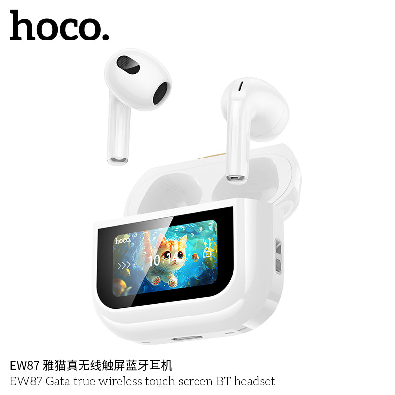 HD_SYNC:EW87 Gata true wireless touch screen BT headset