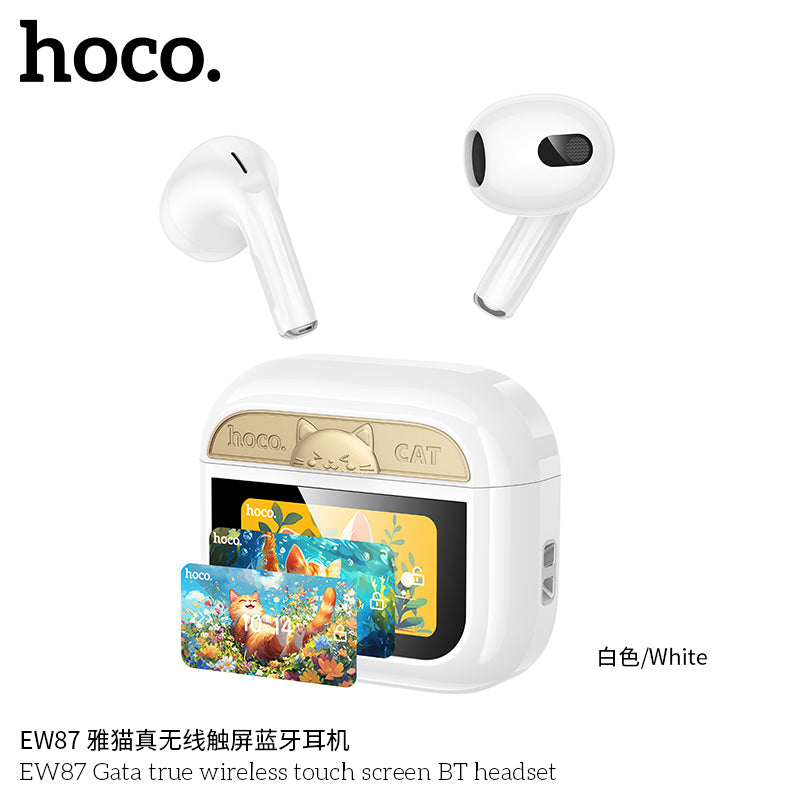 HD_SYNC:EW87 Gata true wireless touch screen BT headset