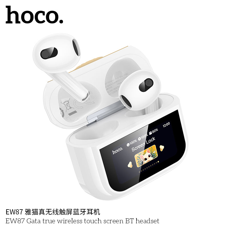 HD_SYNC:EW87 Gata true wireless touch screen BT headset