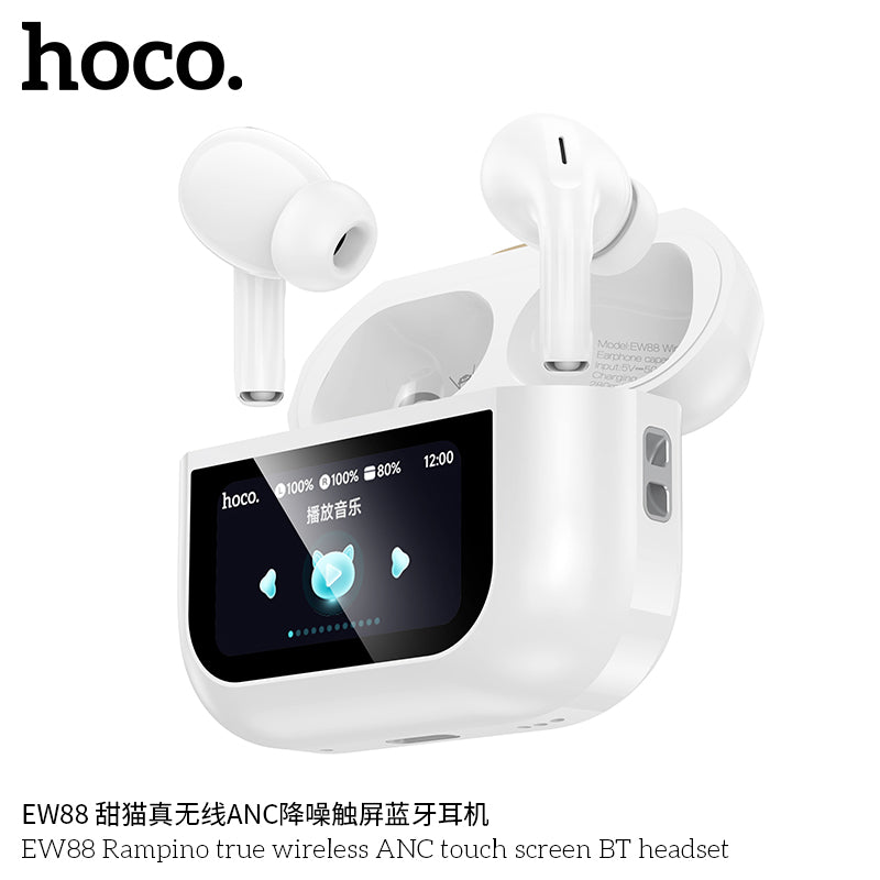 HD_SYNC:EW88 Rampino true wireless ANC touch screen BT headset