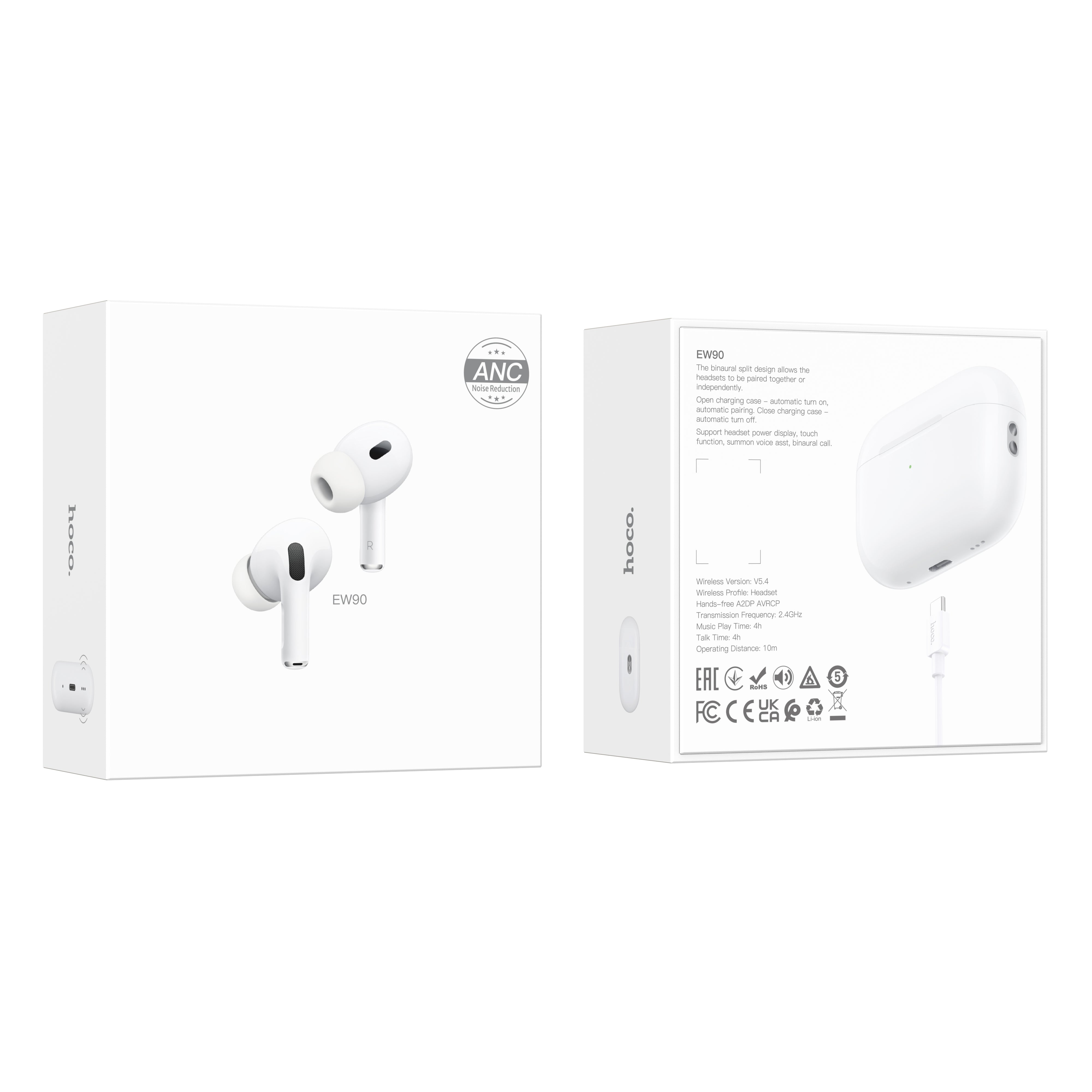 HD_SYNC:EW90 True wireless ANC noise reduction BT headset