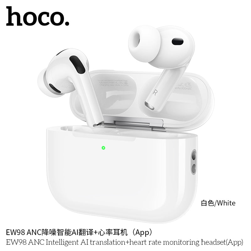 HD_SYNC:EW98 ANC Intelligent AI translation+heart rate monitoring headset(App)
