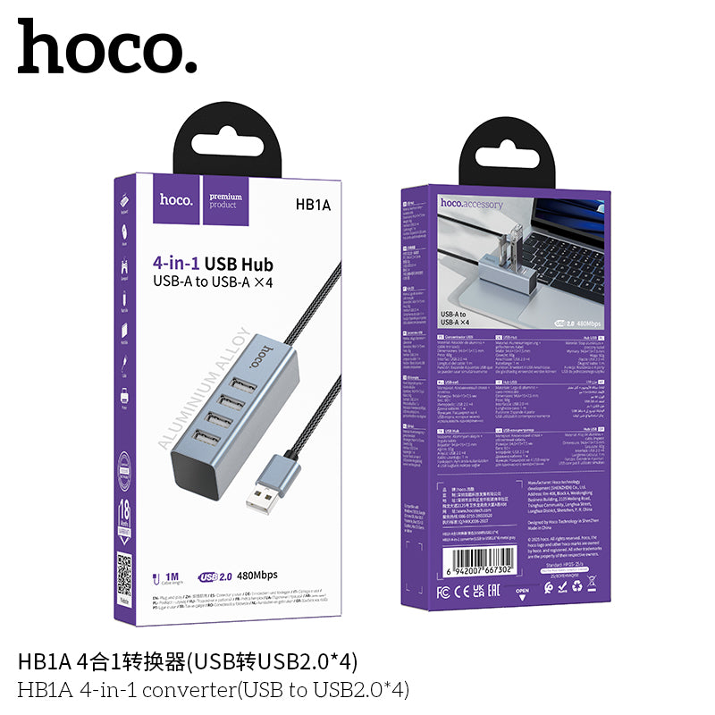 HD_SYNC:HB1A 4-in-1 converter(USB to USB2.0*4)