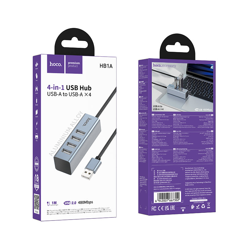 HD_SYNC:HB1A 4-in-1 converter(USB to USB2.0*4)