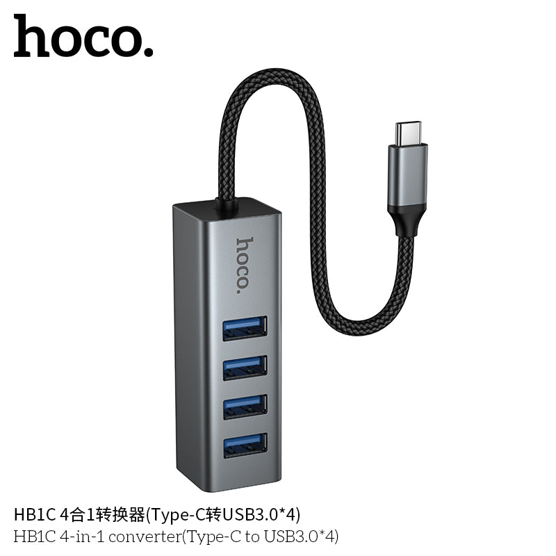 HD_SYNC:HB1C 4-in-1 converter(Type-C to USB3.0*4)
