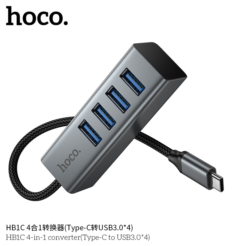 HD_SYNC:HB1C 4-in-1 converter(Type-C to USB3.0*4)