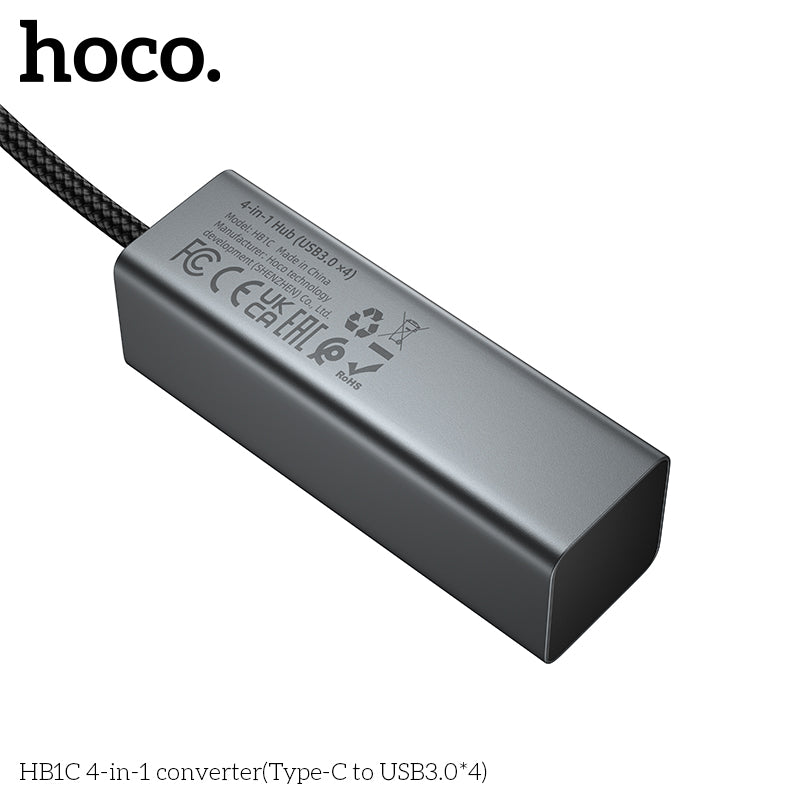 HD_SYNC:HB1C 4-in-1 converter(Type-C to USB3.0*4)