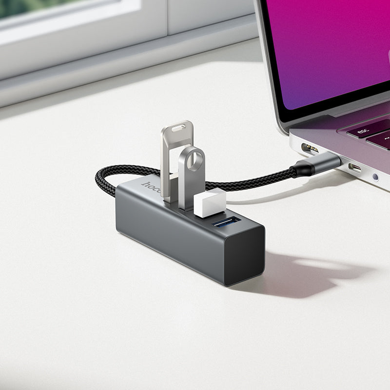 HD_SYNC:HB1C 4-in-1 converter(Type-C to USB3.0*4)
