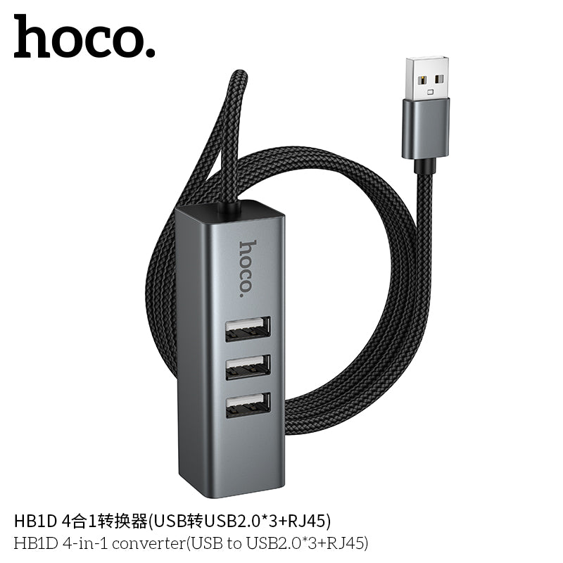HD_SYNC:HB1D 4-in-1 converter(USB to USB2.0*3+RJ45)