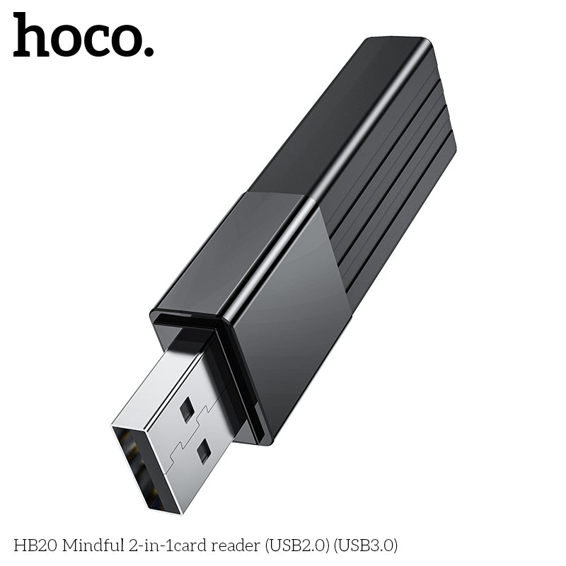 HD_SYNC:HB20 Mindful 2-in-1card reader(USB2.0)