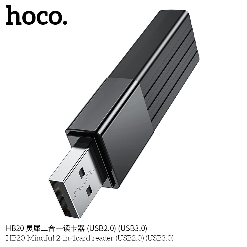HD_SYNC:HB20 Mindful 2-in-1card reader(USB2.0)