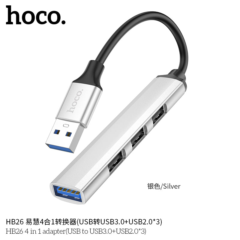 HD_SYNC:HB26 4 in 1 adapter(USB to USB3.0+USB2.0*3)