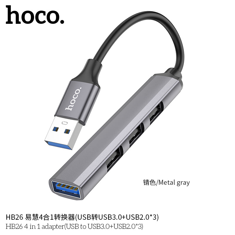 HD_SYNC:HB26 4 in 1 adapter(USB to USB3.0+USB2.0*3)