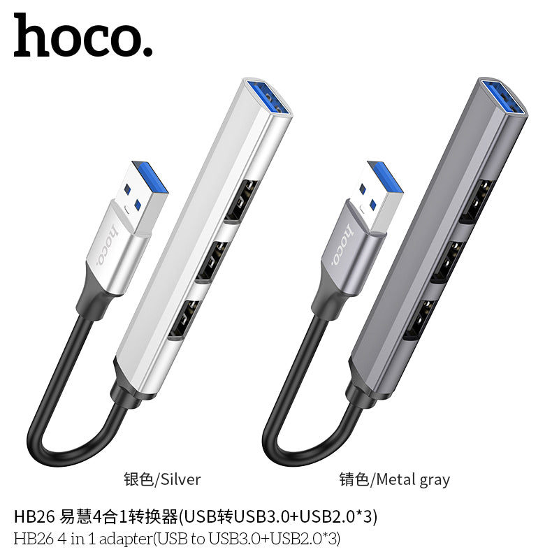 HD_SYNC:HB26 4 in 1 adapter(USB to USB3.0+USB2.0*3)