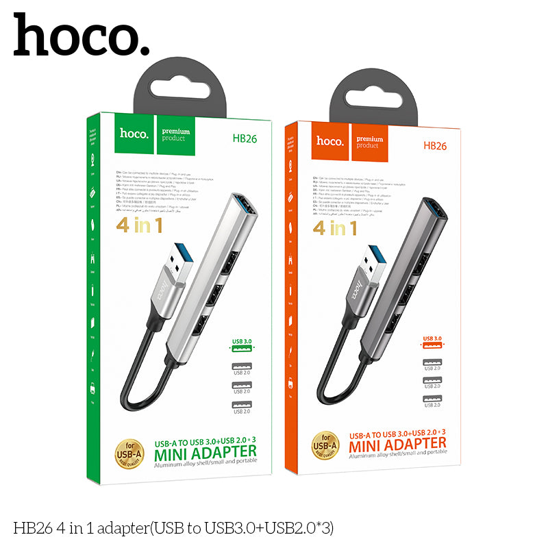 HD_SYNC:HB26 4 in 1 adapter(USB to USB3.0+USB2.0*3)